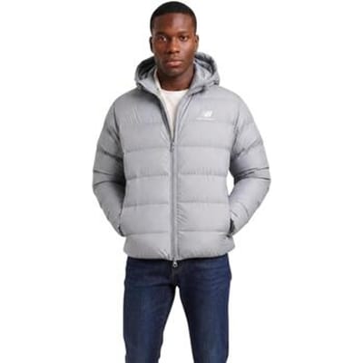 New Balance Boston Puffer Jacket - Grijs- Heren, Grijs XL