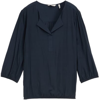Tom Tailor - Blouse van viscose - Maat 36 - Lunar Eclipse