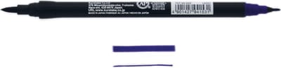 ZIG Art & Graphic Twin Tip brush marker - Deep Violet