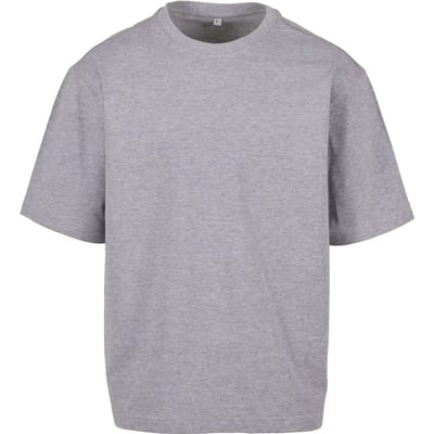 Build your Brand Loose Fit Tee BY391 - Heather Grey - S