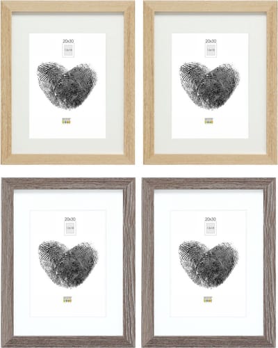 Deknudt Frames fotowand S66KMP 1 - 4 fotokaders - foto 13x18/20x30 cm