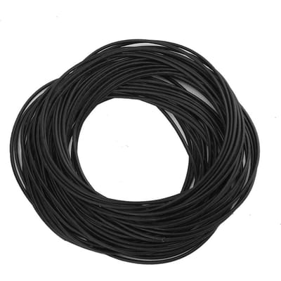 950 Pièces Joint Torique Joint Étanche en Caoutchouc Joint de Couvercle Arrière de Montre Outils de Réparation 0.5mm black