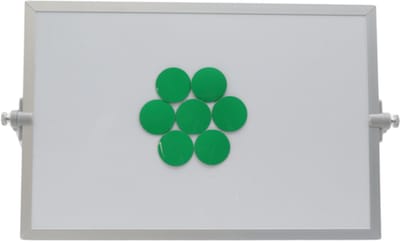 Sam Creative Whiteboard Magneten - Magnetisch Symbool - Cirkel 3cm - Groen - 25 stuks - Whiteboard