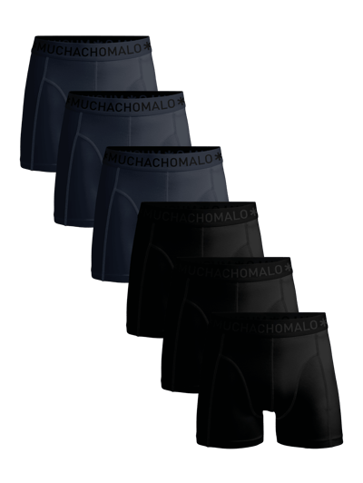 Muchachomalo Boxershorts Heren – 6 Pack – 95% Katoen – Normale Lengte – Heren Ondergoed – Onderbroeken Heren