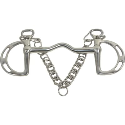 Bit met riemketting voor paard HorseGuard Kimblwick