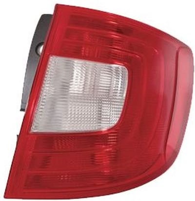VanWezel 7636936 - Feu arrière droit sans partie éléctrique pour Skoda Superb de 2008 à 2013