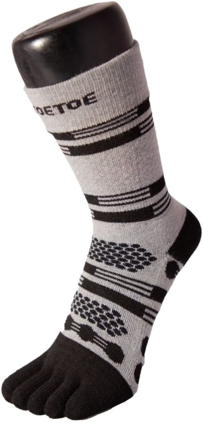TOETOE Sports Ankle Teensokken - Zwart/Grijs - 36-39