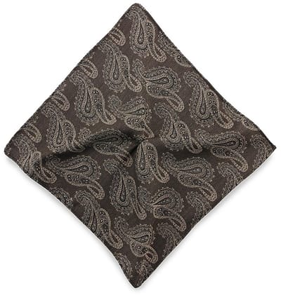 Sir Redman - Pochets - pochet Paddy Paisley bruin - bruin / zwart / beige