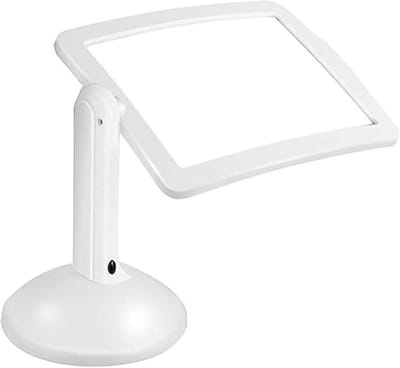 Vergrootglas met LED - Leesloep Bureau - Precisie Hobbywerk - 360 Graden Rotatie - 3x Vergroting - Wit