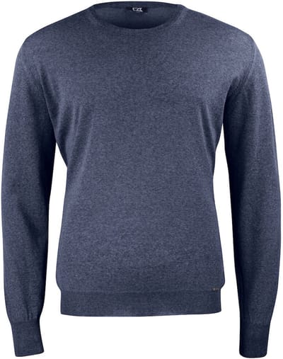 Cutter & Buck Kennewick Crewneck Heren 355406 - Zeeblauw Mélange - M