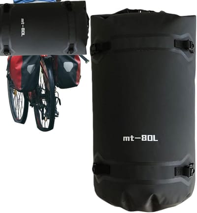 Bagagedrager Tas - Opbergtas - Reizen Buiten - Waterdichte Structuur - 40 Liter - Zwart
