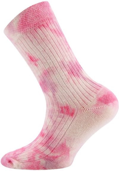 Tie dye sokken van katoen – Pink – 23-26