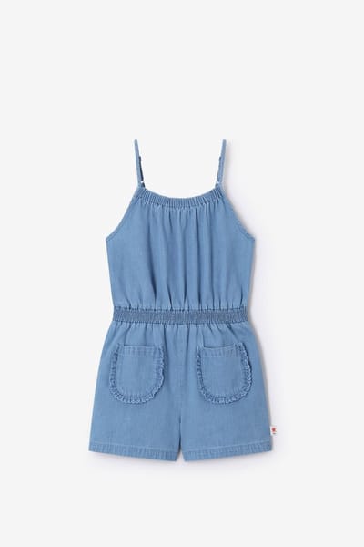 Sissy-Boy - Blauwe denim playsuit