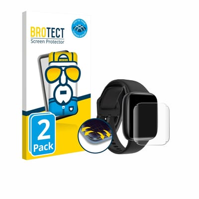BROTECT - Screenprotector voor Enomir GTX20 1.85" - Folie Beschermfolie transparant volledig dekking - 2 Stuks