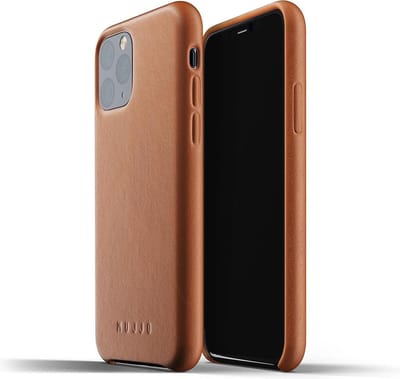Mujjo Full Leather Case for iPhone 11 Pro - Bruin Tan Cognac