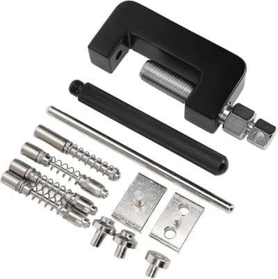 Chain Riveting Tool Set - 12-delig universeel voor motorfiets - met 3 pin maten - ideaal voor ketting reparatie - SnelShoppen