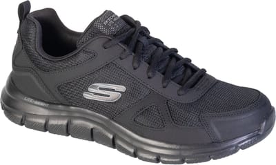 Skechers Track-Scloric Wide, Mannen, Zwart, Sneakers, maat: 42,5