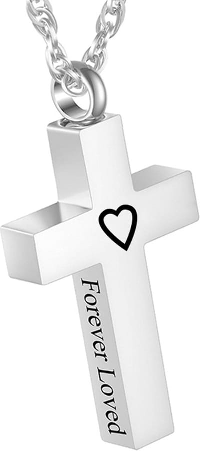 Luxe Ashanger - met Ketting - Voor As, Haren of Parfum - Assieraad - As Ketting - Gedenksieraad - Urn - Incl. As vuller en Opbergzakje - Forever Loved