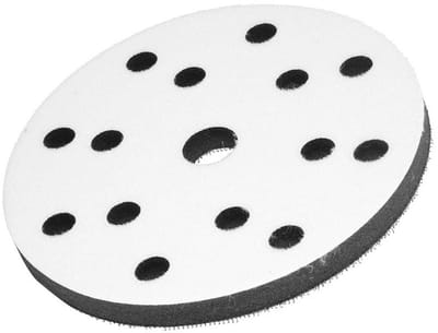 Polijstschuim van 150 mm met dempende interface en 17 gaten voor polijstmachines, ideaal voor een perfect resultaat