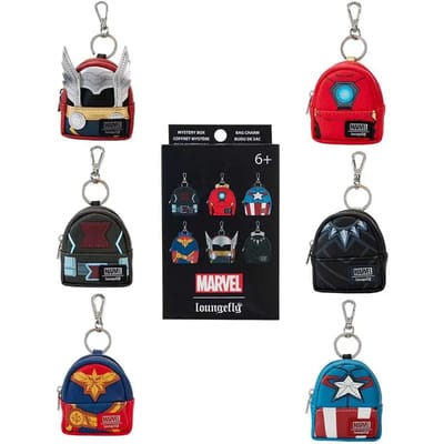 Sleutelhanger Loungefly Marvel by Loungefly Blind Box Avengers Mini Backpack