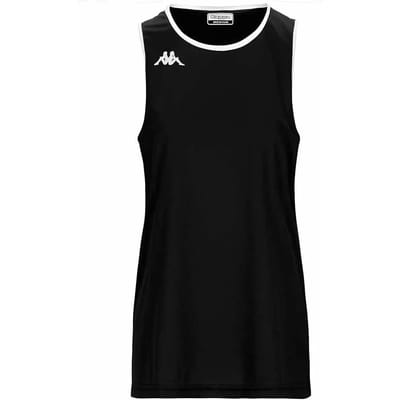 Kappa Danca Mouwloos T-shirt Zwart 3XL