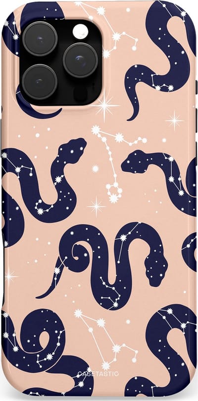Casetastic Hoesje Geschikt voor Apple iPhone 16 Pro Max Magsafe - Stijlvolle Beschermende Duo-layer Case - Astro slang