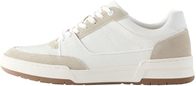 Next - Heren - Smart-casual sneakers met suède rand - Naturel