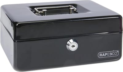 Geldcassette 20 cm - Zwart, Veiligheid en Functionaliteit