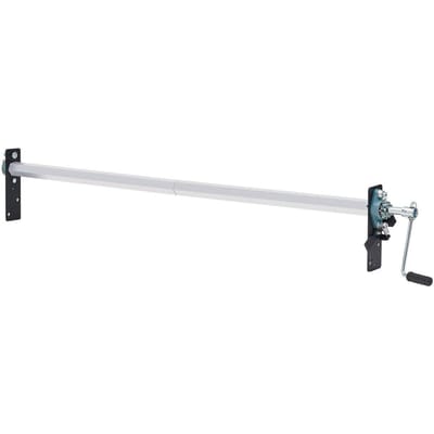 Kit de Rouleau de Bâche à Manivelle, 64  à 104  de Large, Alliage d'Aluminium, Rouleau de Bâche Manuel pour Camion Benne au Niveau de la Cabine avec Poignée Enveloppée de Mousse de 7 , Parfait pour Benne