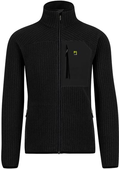 Karpos Rocchetta Evo Fleece Met Volledige Rits Zwart XL Man
