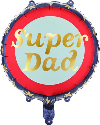 Partydeco - Folieballon Super Dad - 45 cm