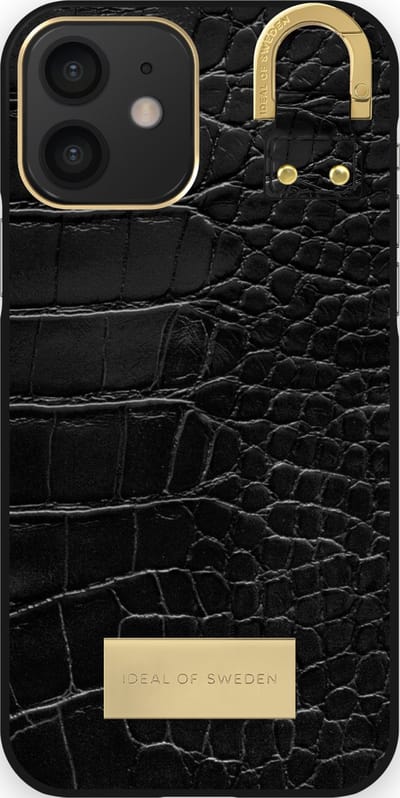 iDeal Of Sweden Fashion Case Atelier iPhone 12/12 Pro Black Croco