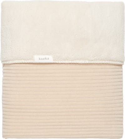 Koeka wiegdeken teddy Vik sand 75x100