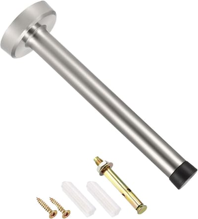 Stainless Steel Wandmontage 150 mm Muffler Deksel met Schroeven voor Meubeldecoratie in Zilver, Duurzaam en Stijlvol Design