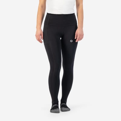 Rogelli Essential Dames Lange Hardloopbroek - Hoge Tailleband - Zwart