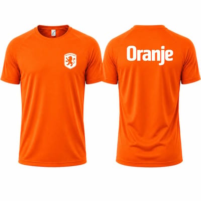 Oranje - Nederlands Elftal - WK shirt - Voetbalshirts - Maat 3XL - Oranje T-shirt korte mouw - 100% Cotton