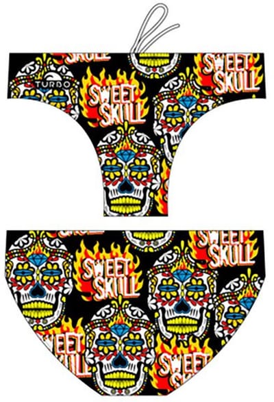 Turbo Sweet Haloween 2014 Waterpolo Zwemslip Zwart 2XL Man