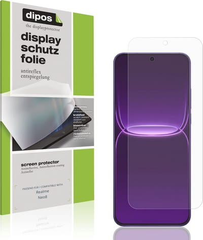 dipos – 4x Matte Beschermfolie geschikt voor Realme Neo8 | Krasbestendige & antireflecterende Screenprotector Ultra-Thin