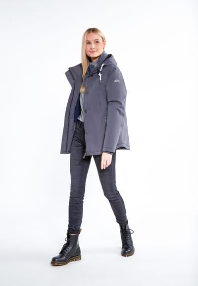 ICEBOUND winterjas Klima Iglo Dames steengrijs