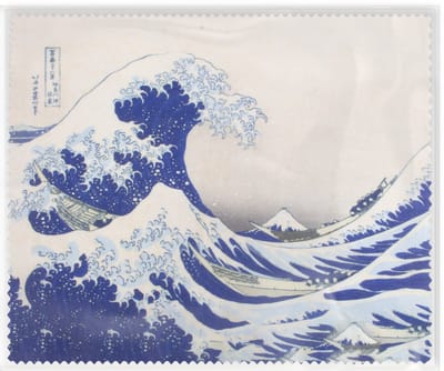 Brillendoekje Microfiber – Hokusai The Great Wave – museumwebshop.com