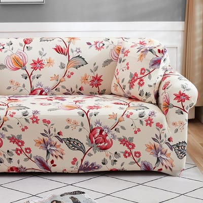 Rekbare Bankhoes Anti-vuil Spandex Bankhoes Meubelbeschermer Bankhoezen voor Woonkamer Slaapkamer Kantoor Huisdecoratie Small(90-140cm)1pc