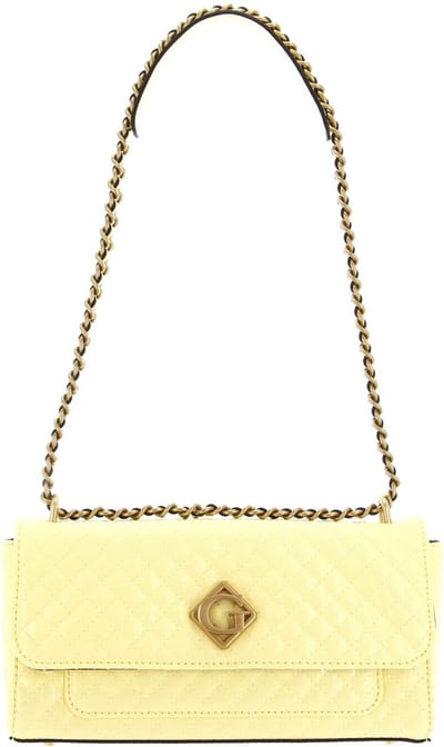 GUESS Schoudertas Nerina Convertible Xbody Flap Yellow Lichtgeel