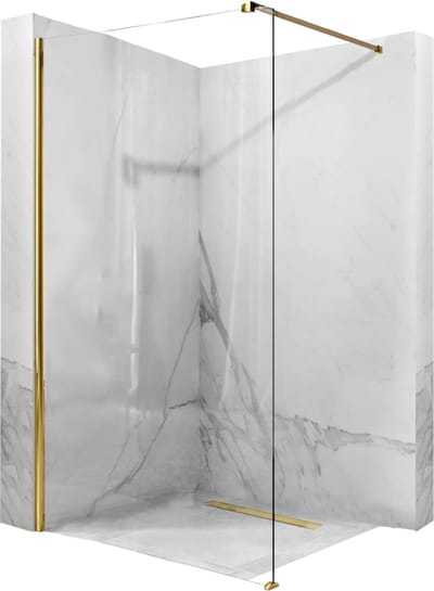 Rea Aero Gold 110 - Douchewand - 110 cm - Goud