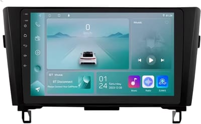Autoradio met bluetooth - Carplay - Voor Nissan Qashqai 2 & X-Trail T32 (2013-2017) - Geschikt voor Apple en Android - Stereo - Navigatie - Navigatiesysteem auto - 1GB 32GB