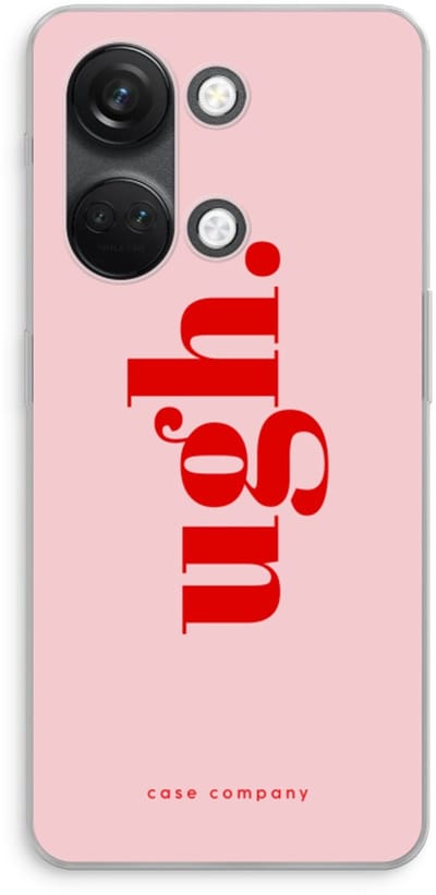 Case Company® - Hoesje geschikt voor OnePlus Nord 3 hoesje - Ugh - Soft Cover Telefoonhoesje - Bescherming aan alle Kanten en Schermrand