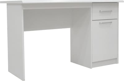 Bureau Royce Wit - MDF - 121x60cm - Met opbergruimte - Hoogte 75 cm - Met lades