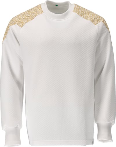 Mascot Food & Care Sweatshirt 20084-932 - wit/kerriegeel - 3XL
