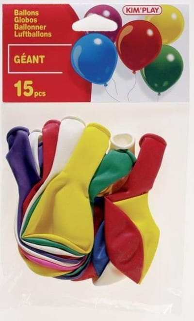 15 BALLONS GEANT