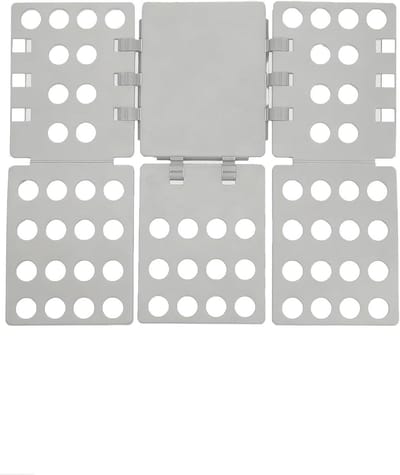 Vouwplank Kleding - Kleding Organizer - Kleding Snel Vouwen - Ruimtebesparend Ontwerp - Set van 6 - Grijs