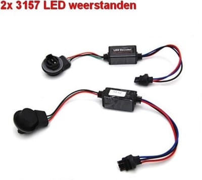 2 Decoders voor 12Volt 3157 ledlampen